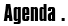 Agenda